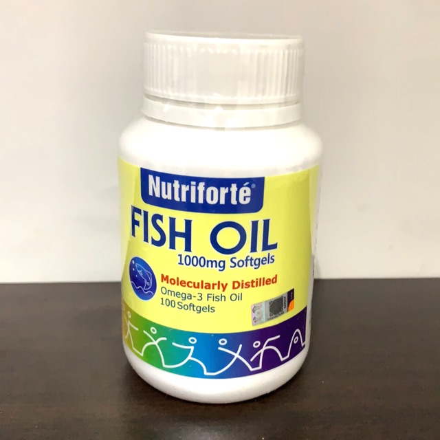 Nutriforte Fish Oil 1000mg 100 softgels expire 23/01/2025 Shopee Malaysia