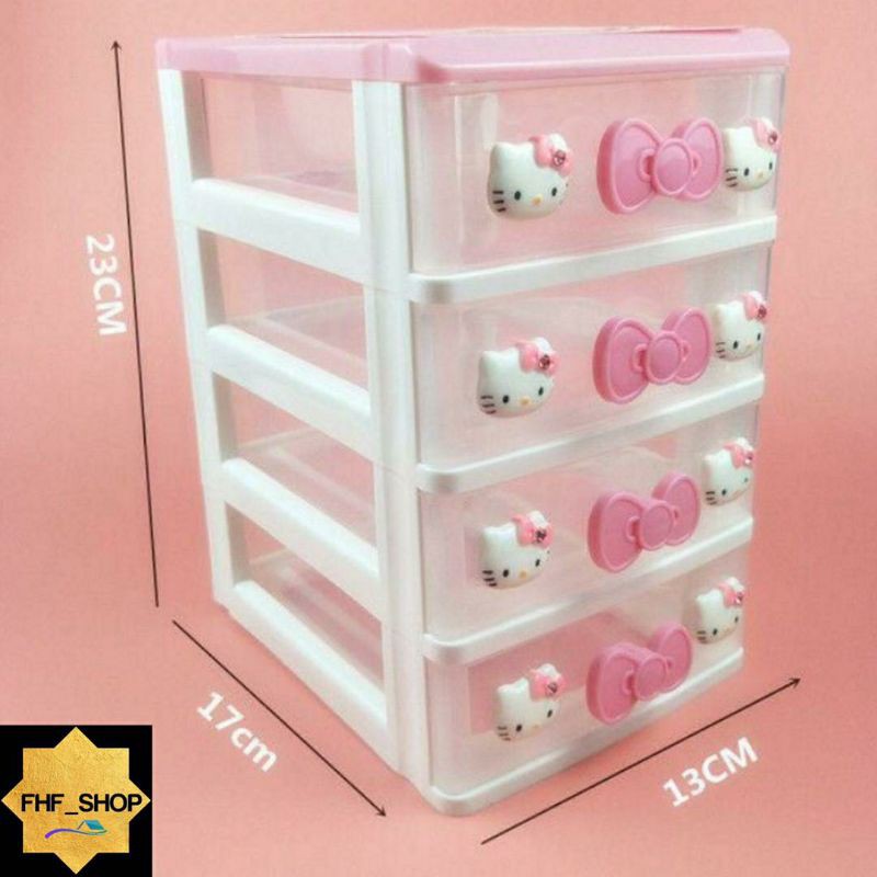 HELLO KITTY PLASTIC STORAGE BOX | Shopee Malaysia