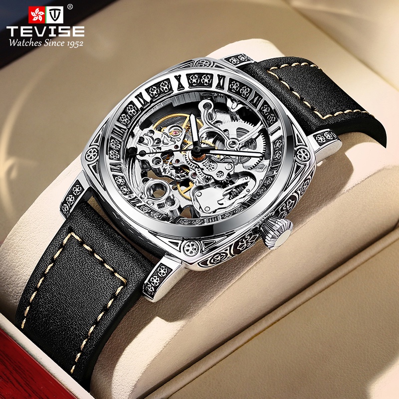 Tevise automatic mechanical watch hot sale