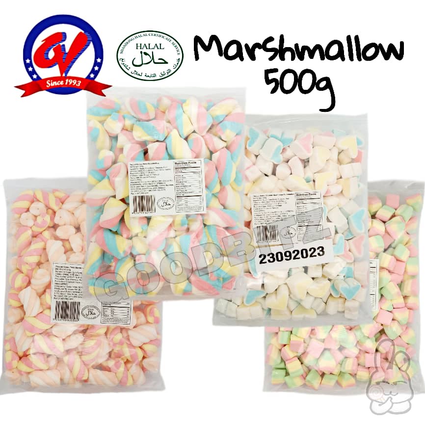 Halal Cvmallow Marshmallow 500g Shopee Malaysia