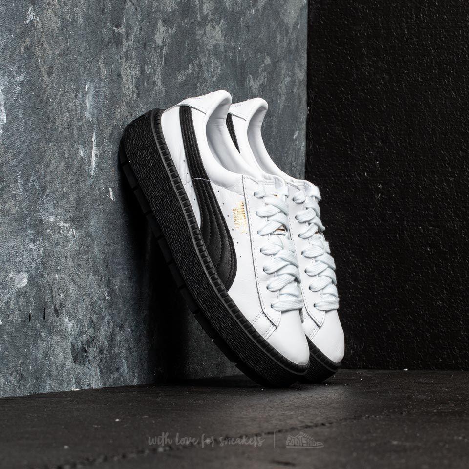 Puma Platform Trace L Wn s White Black Shopee Malaysia