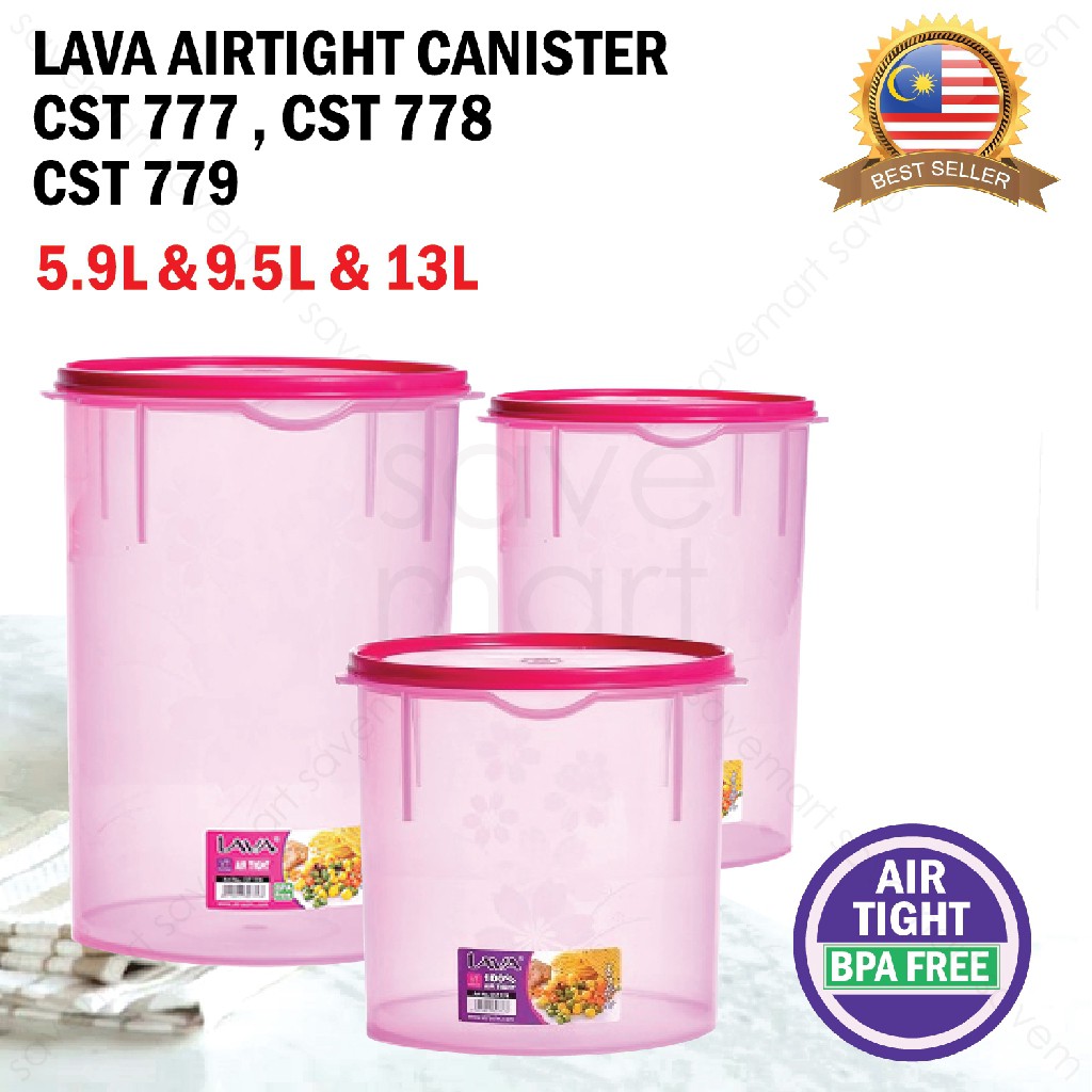 LAVA Air Tight Plastic Container 5.9 Litres