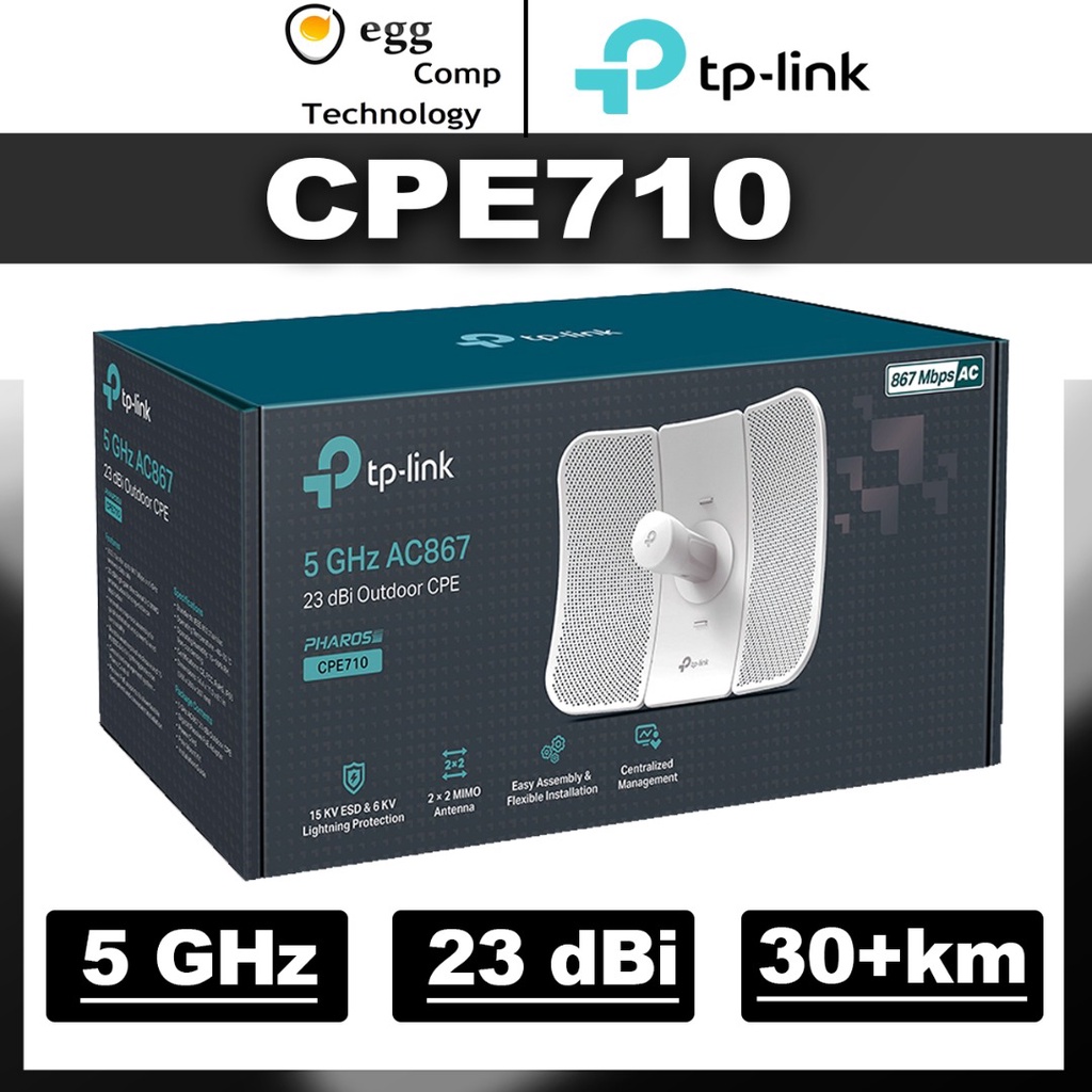 TP LINK CPE210 CPE220 CPE510 CPE605 CPE610 CPE710 300MBPS OUTDOOR CPE ...