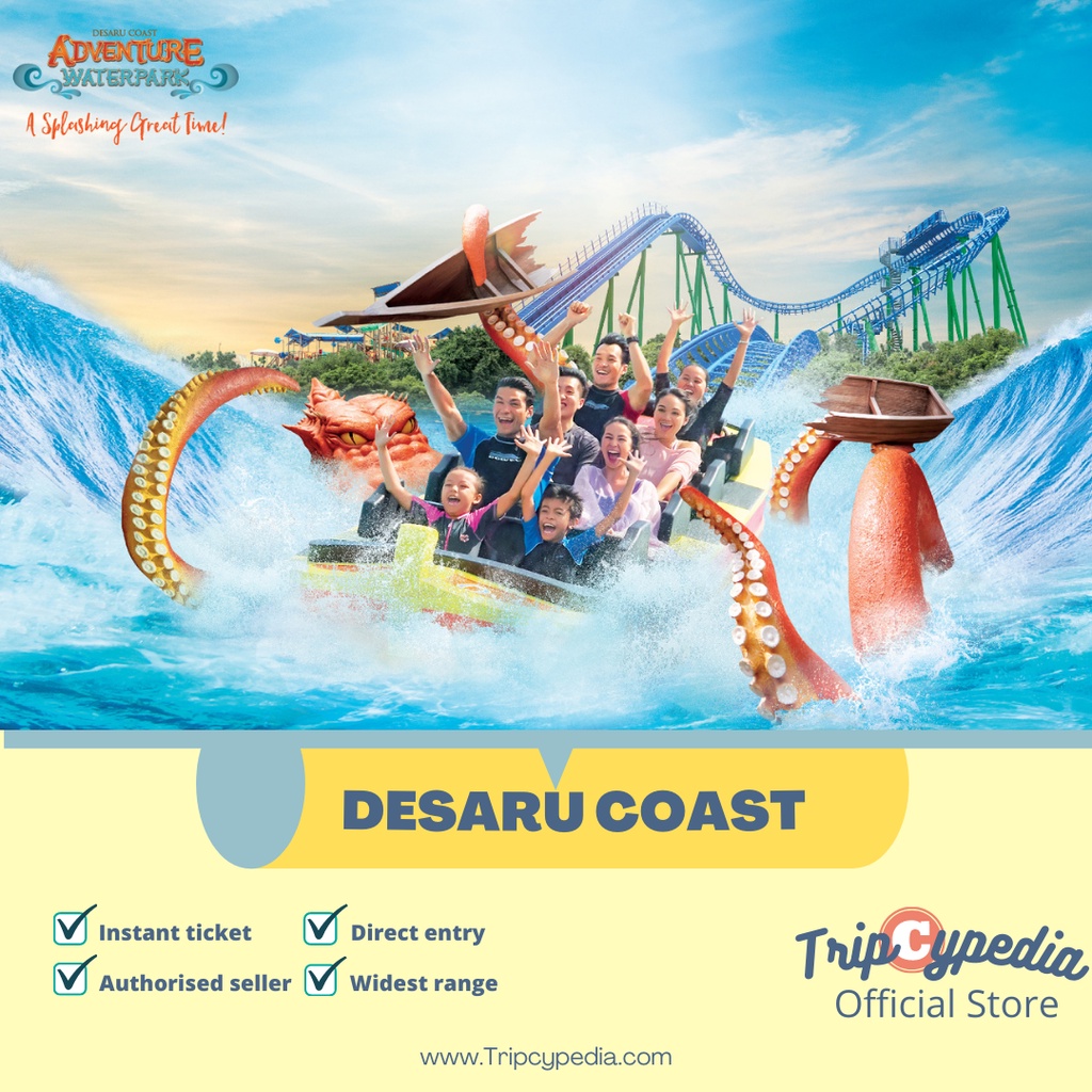 [TERMURAH 2024] Desaru Coast Adventure Waterpark Ticket MALAYSIAN