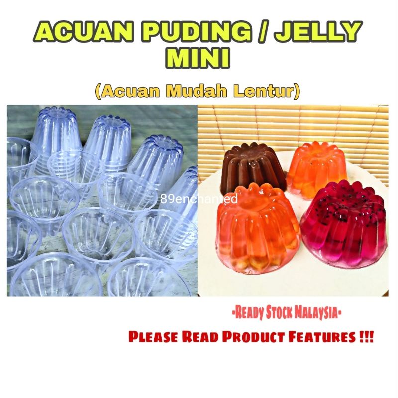 Acuan Puding Mini Viral - Puding / Steamed Cake / Jelly / Agar Agar ...