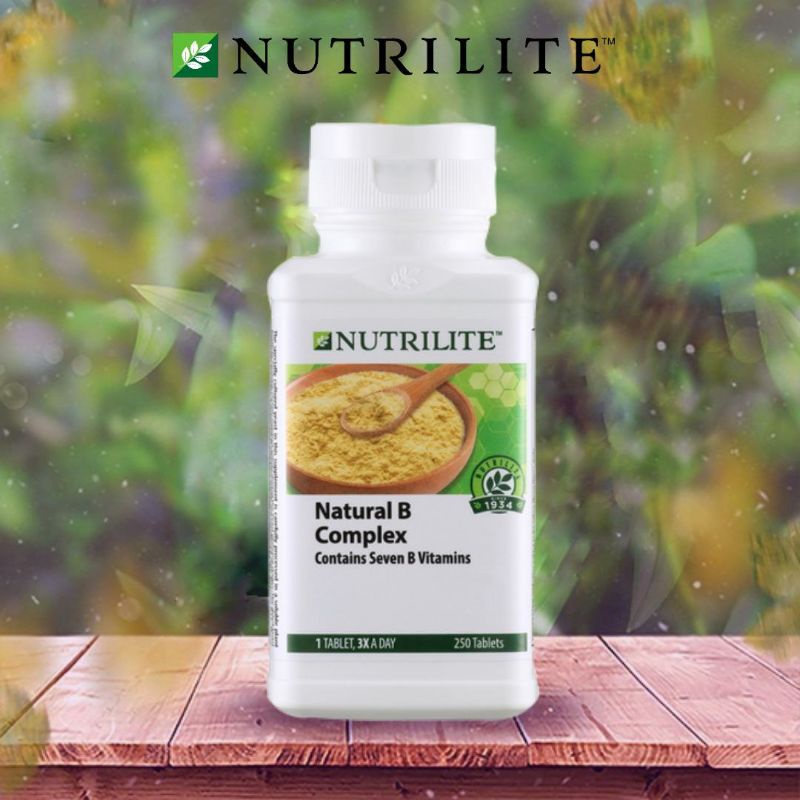 NUTRILITE By AMWAY NATURAL B COMPLEX - CONTAINS SEVEN B VITAMINS 250 ...