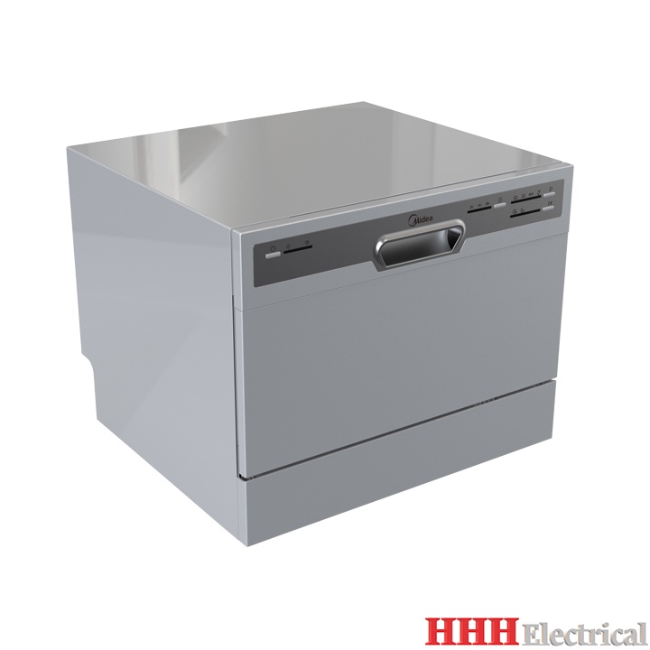 MIDEA 6 Washing Programs Tabletop Dishwasher/Mesin Pencuci Pinggan Dish ...