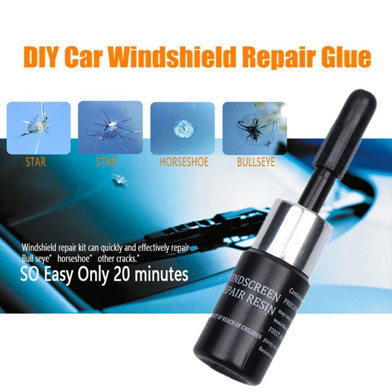 Windshield Repair Kit Tool Car Glass Repair Resin Glue For Crack ...