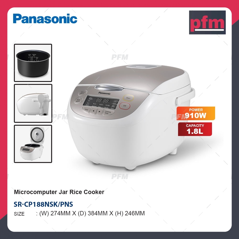 PANASONIC SR-CP188NSK 1.8L MICROCOMPUTER JAR RICE COOKER | Shopee Malaysia