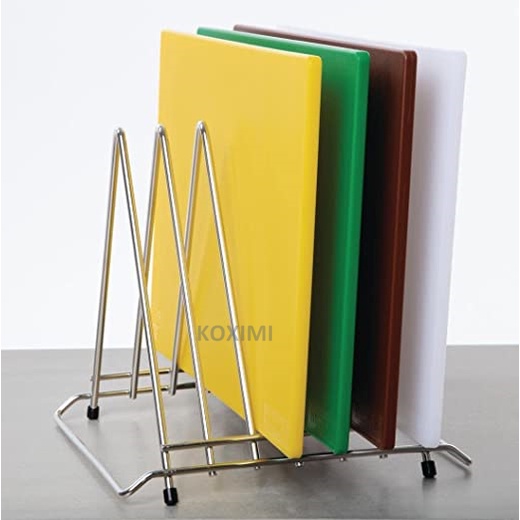 Stainless Steel 6Slot Cutting Board Rack / Commercial Cutting Board