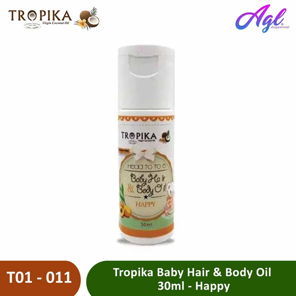 Tropika Baby Hair & Body Oil 30ml T01011 (Lavender/Sweet/Happy