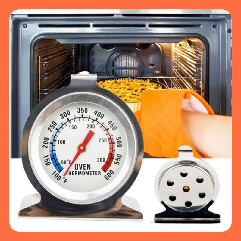 Stainless Steel Oven Meat Thermometer Cooking Chicken Bake Temperature
