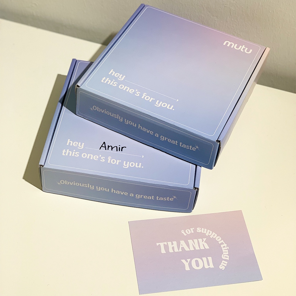 Add on - Customisable Combo Surprise Box with Personalised Gift Card ...