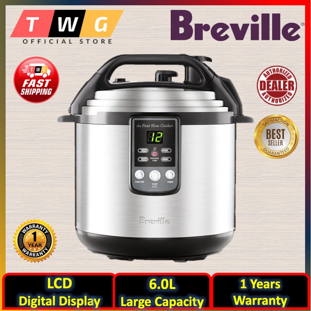 Breville bpr650bss the fast slow online cooker