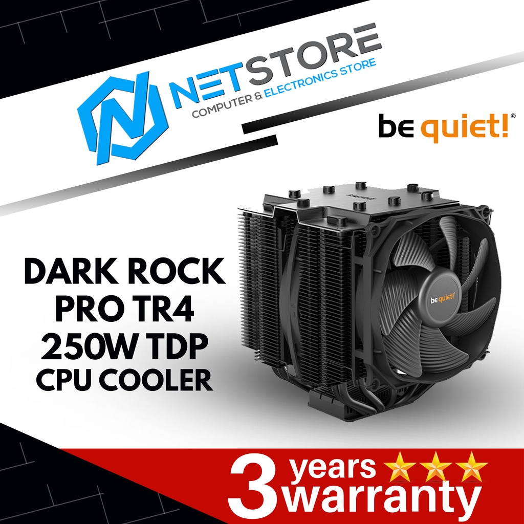 be quiet! Dark Rock Pro 4 250W TDP CPU Cooler