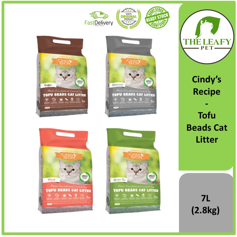 Cindy's Recipe Tofu Beads Cat Litter - 7L ( 2.8kg ) | Shopee Malaysia