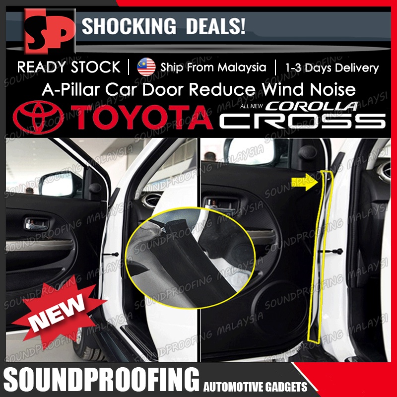 20212024 Toyota Corolla Cross CBU APillar Car Door Sound Proof Rubber