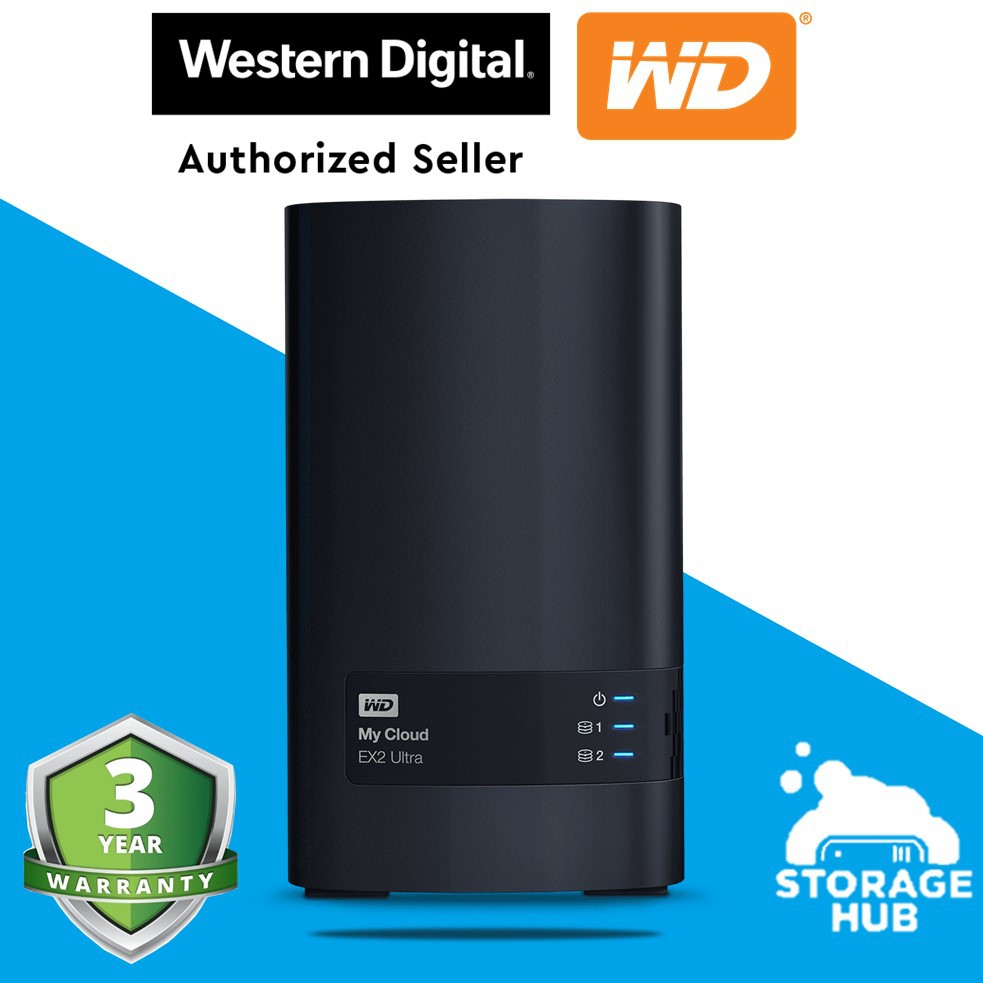 Western Digital WD My Cloud EX2 Ultra 4TB/8TB/12TB/20TB Expert Series EX 2  Professional NAS Hard Disk Drive | Shopee Malaysia