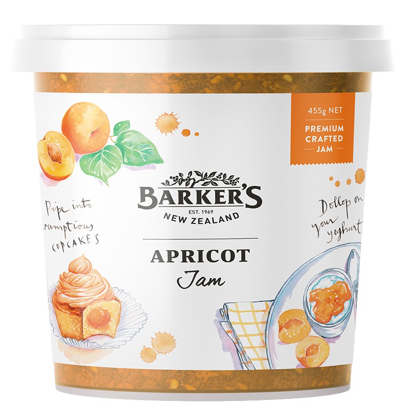 Barker's Fruits Jam (Apricot/Boysenberry/Lemon Curd/Three Berry