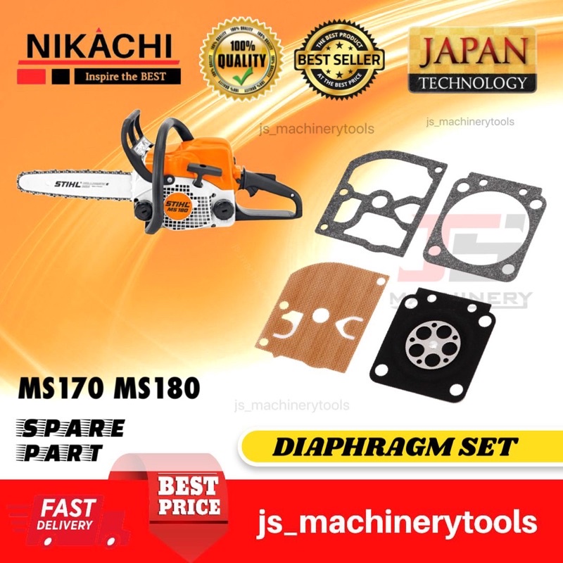 STIHL Chainsaw Diaphragm Set MS170 MS180 Chainsaw Diaphragm Spare Part