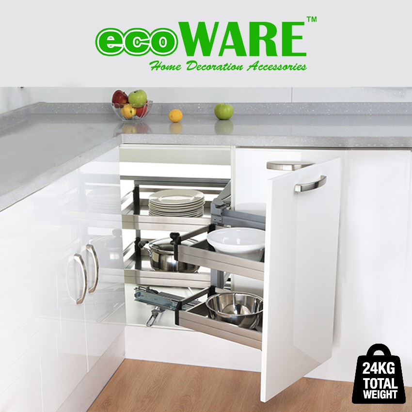 ecoWARE Magic Corner Storage Left or Right LM900SS - Kitchen Luxury ...