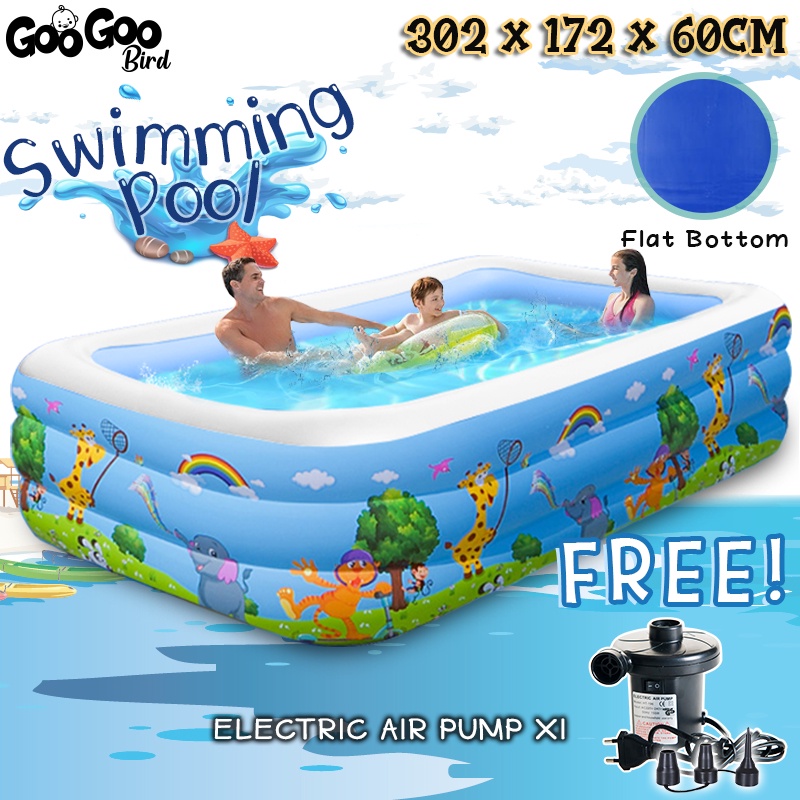 {NEW 2021} GooGoo Bird 7 Sizes Inflatable Swimming Pool Beach Crab ...