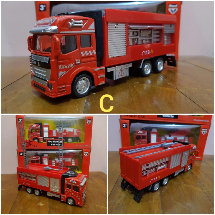 Diecast Fire Rescue - Diecast Fire Fighting Car | Shopee Malaysia