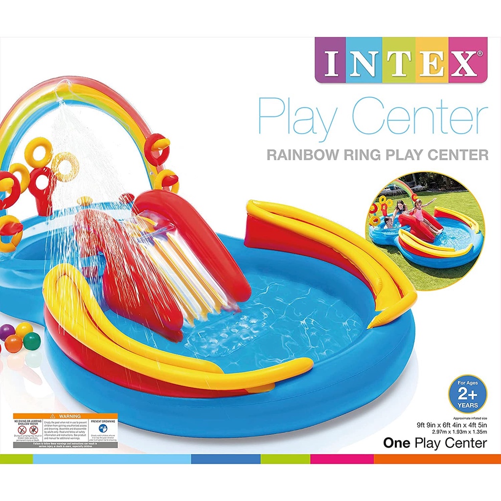 Intex Rainbow Ring Inflatable Play Center