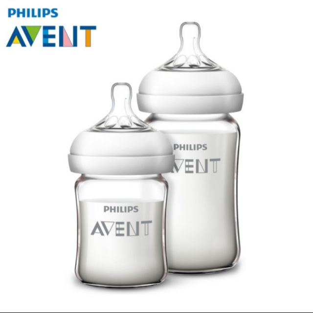 ORIGINAL Philips Avent Natural Glass Bottle Botol Glass Philips Avent