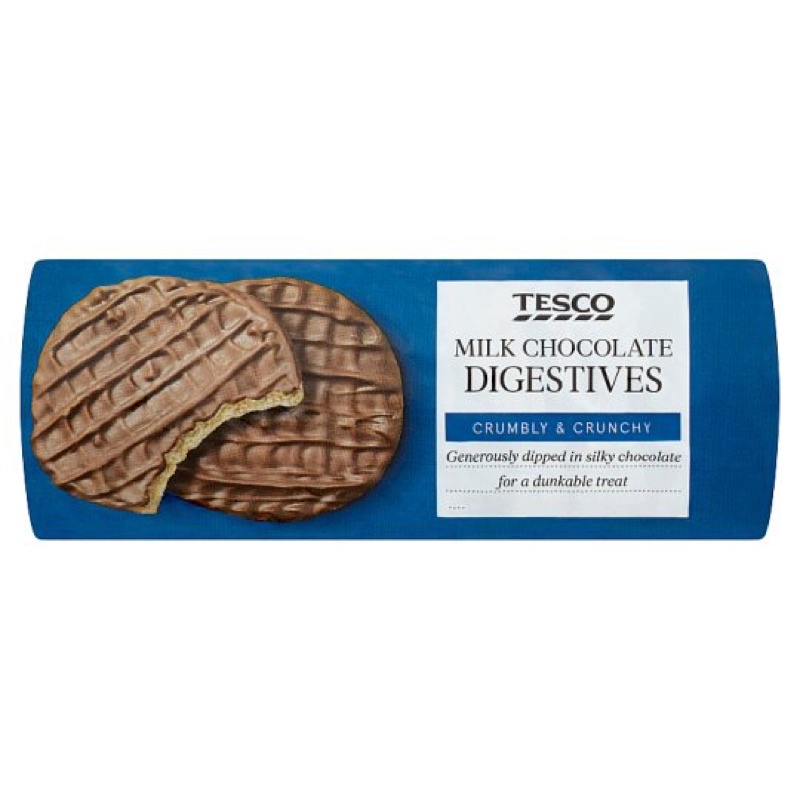 Tesco Milk Chocolate Digestives 300g Shopee Malaysia
