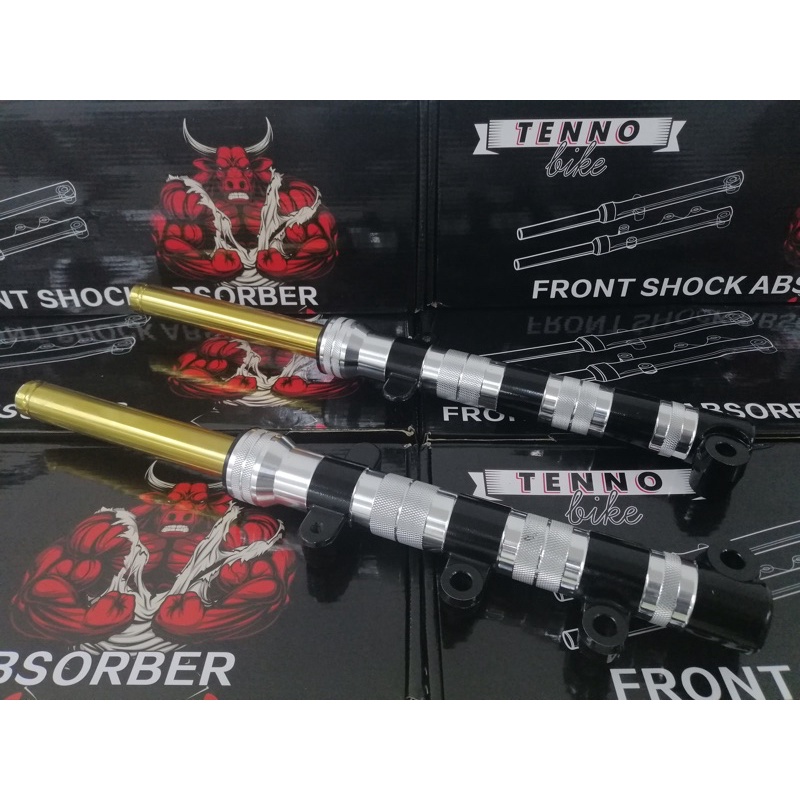 TENNO FORK LAY CNC PNP Y15/Y16/LC135 V1-V7/RS150 (GOLD/CHROME) | Shopee ...