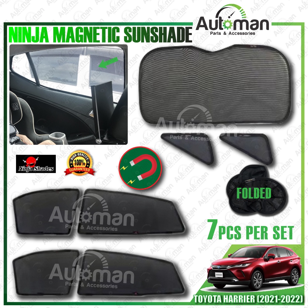 Toyota Harrier 2021 - 2022 Magnetic Ninja Sun Shade Sunshade Ninja ...