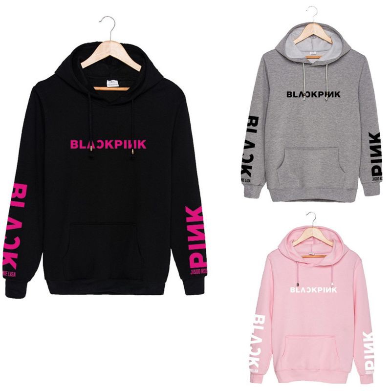 Women Men Clothing Shirt Sweater BLACKPINK Long Sleeve Kpop BTS Sweater Baju Sejuk Panas Korea Stail Shopee Malaysia