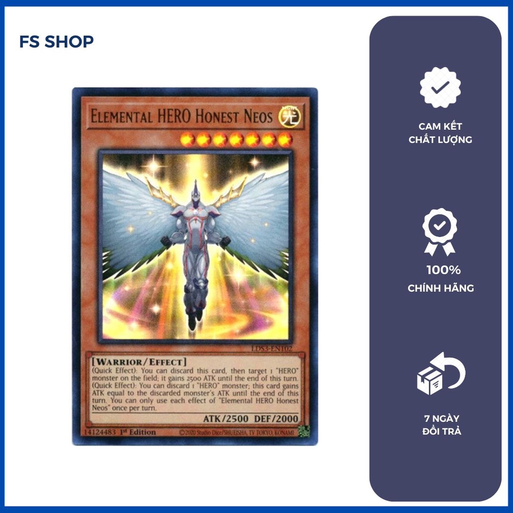 Elemental Hero Honest Neos (Blu) - LDS3-EN102 - Ultra Rara 1st Edition - Carta Yu-Gi-Oh! - 4
