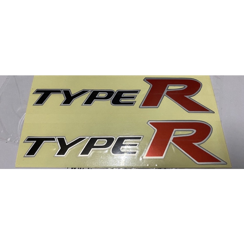 (Ready Stock) S632# 2pcs Civic FD Type R Car Side Door Vinyl Decal ...