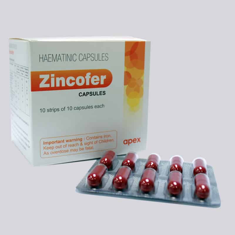 ZINCOFER Capsule 10x10's Haematinic TAMBAH DARAH VITAMINS | Shopee Malaysia