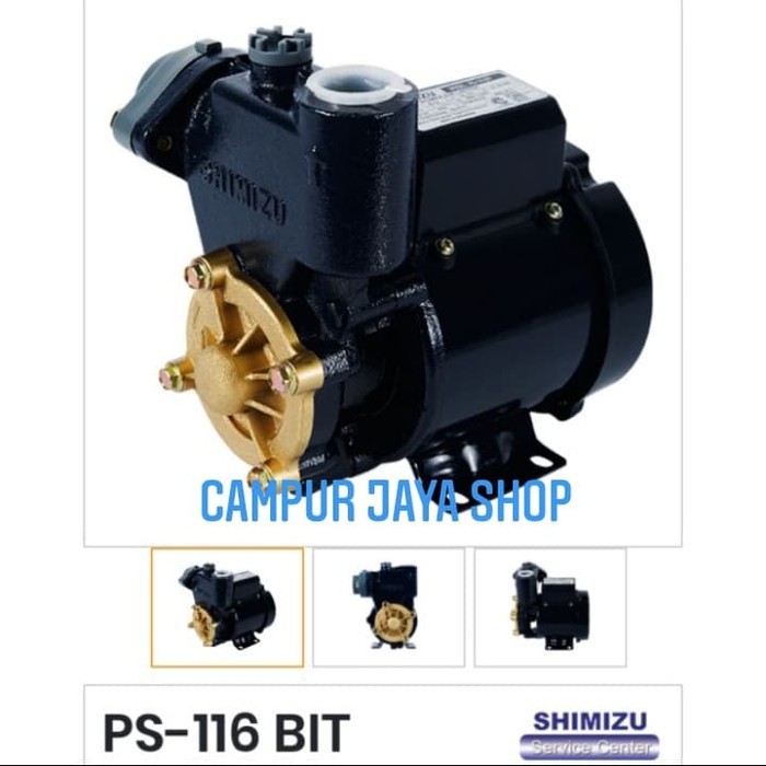 MESIN Shimizu PS-116 Bit/PS 116 Manual Electric Water Pump Machine ...