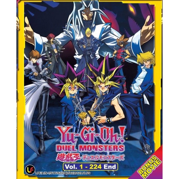 Yu Gi Oh Duel Monsters Vol. 1 224 END MOVIE DVD EXTRA