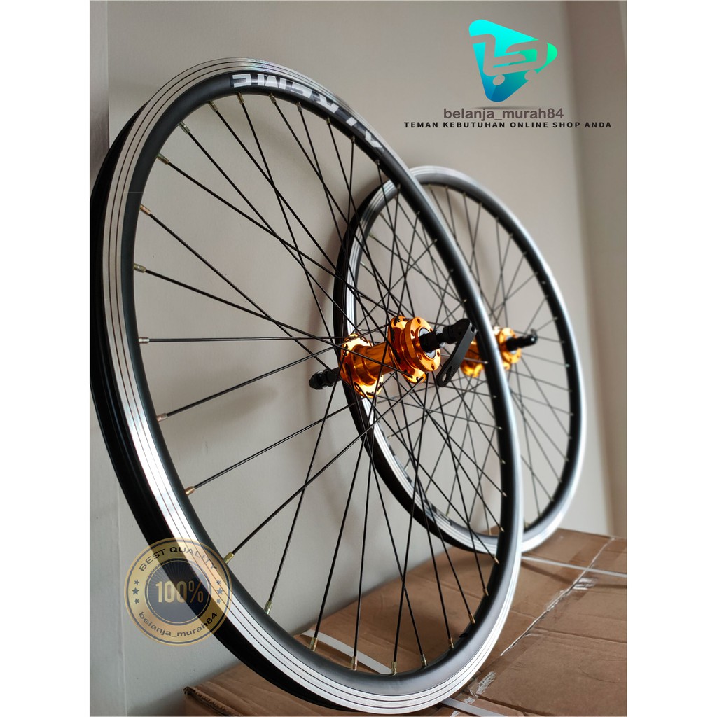 Mtb Bike Wheelset 26 Package 36 Hole Rims (pair) Shopee Malaysia