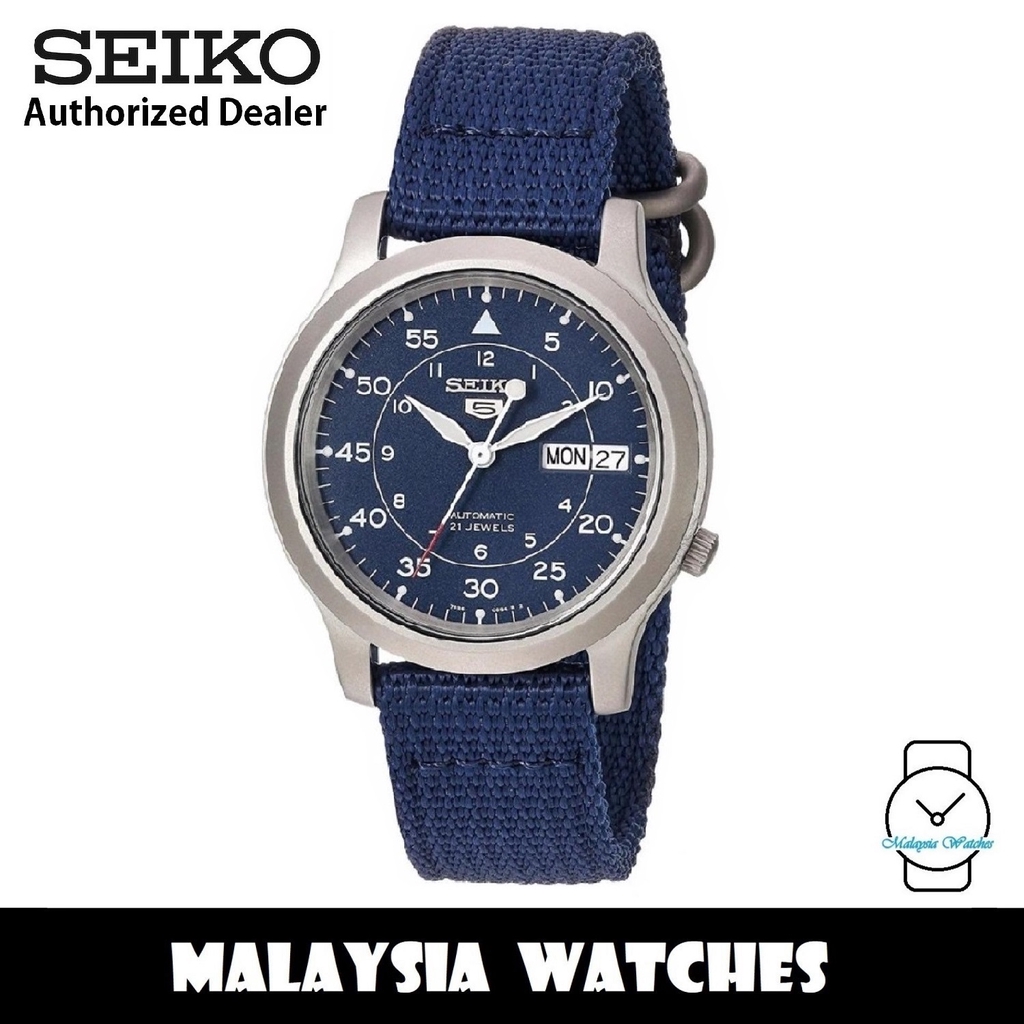 Seiko 5 military clearance automatic nylon strap snk807k2