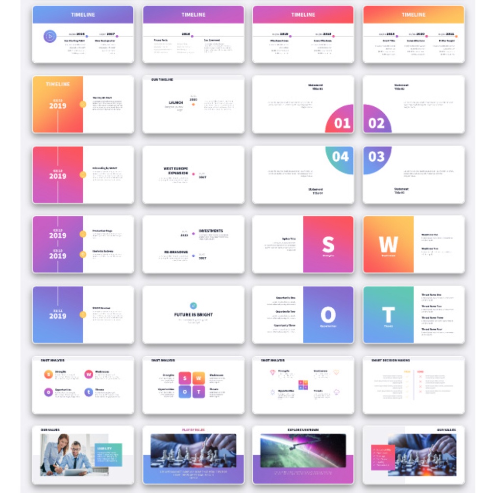 🔥PROMO🔥 VIVID Professional PowerPoint Presentation Template Premium ...