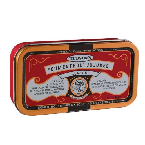 Hudsons Eumenthol Jujubes 50gm Bottle (CLASSIC) | Shopee Malaysia