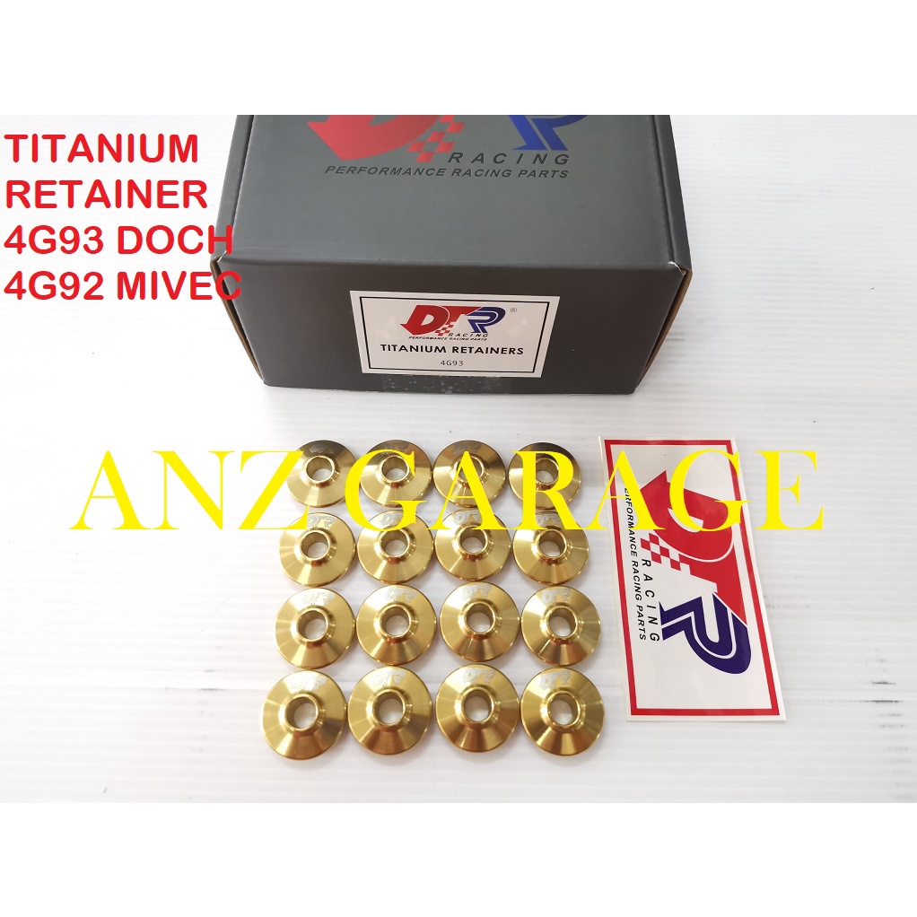 MITSUBISHI 4G93 4G92 DOCH MIVEC DTR TITANIUM RETAINERS RETAINER