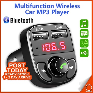 JR-CCB01 48W Dual-Mic Car Wireless FM Transmitter