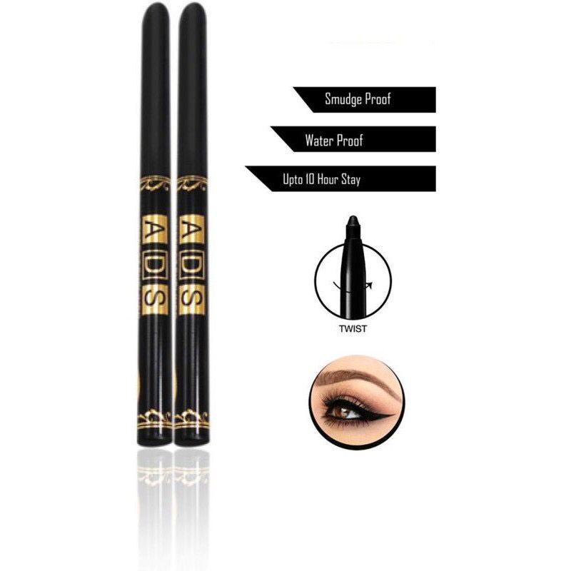 ADS Perfect Twist Black Pencil Eyeliner WateRproof Shopee Malaysia
