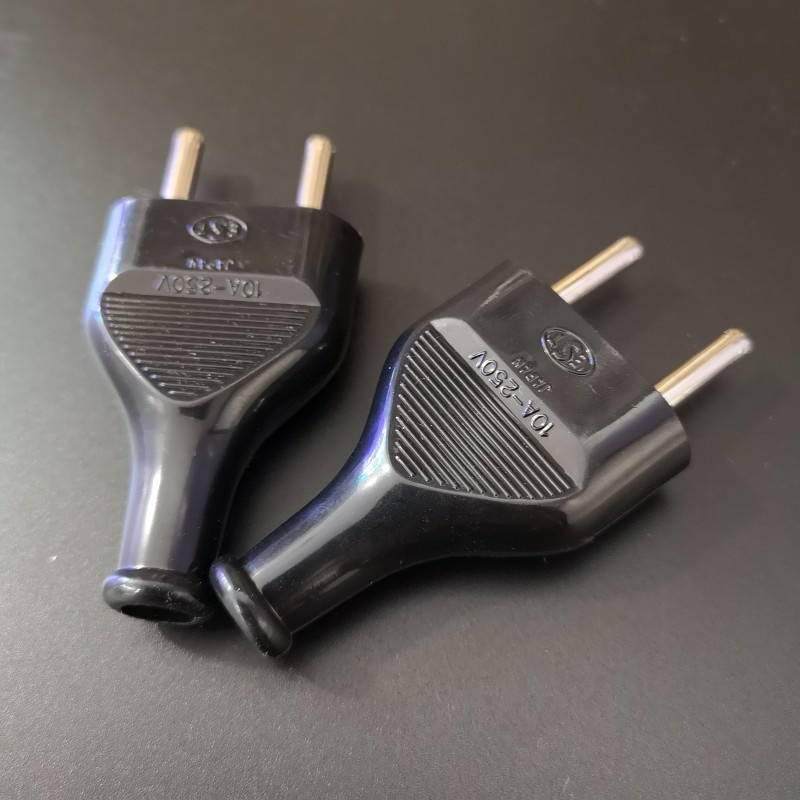 EST 2 Pin Plug (Male) / Socket (Female) 10A 250V | Shopee Malaysia