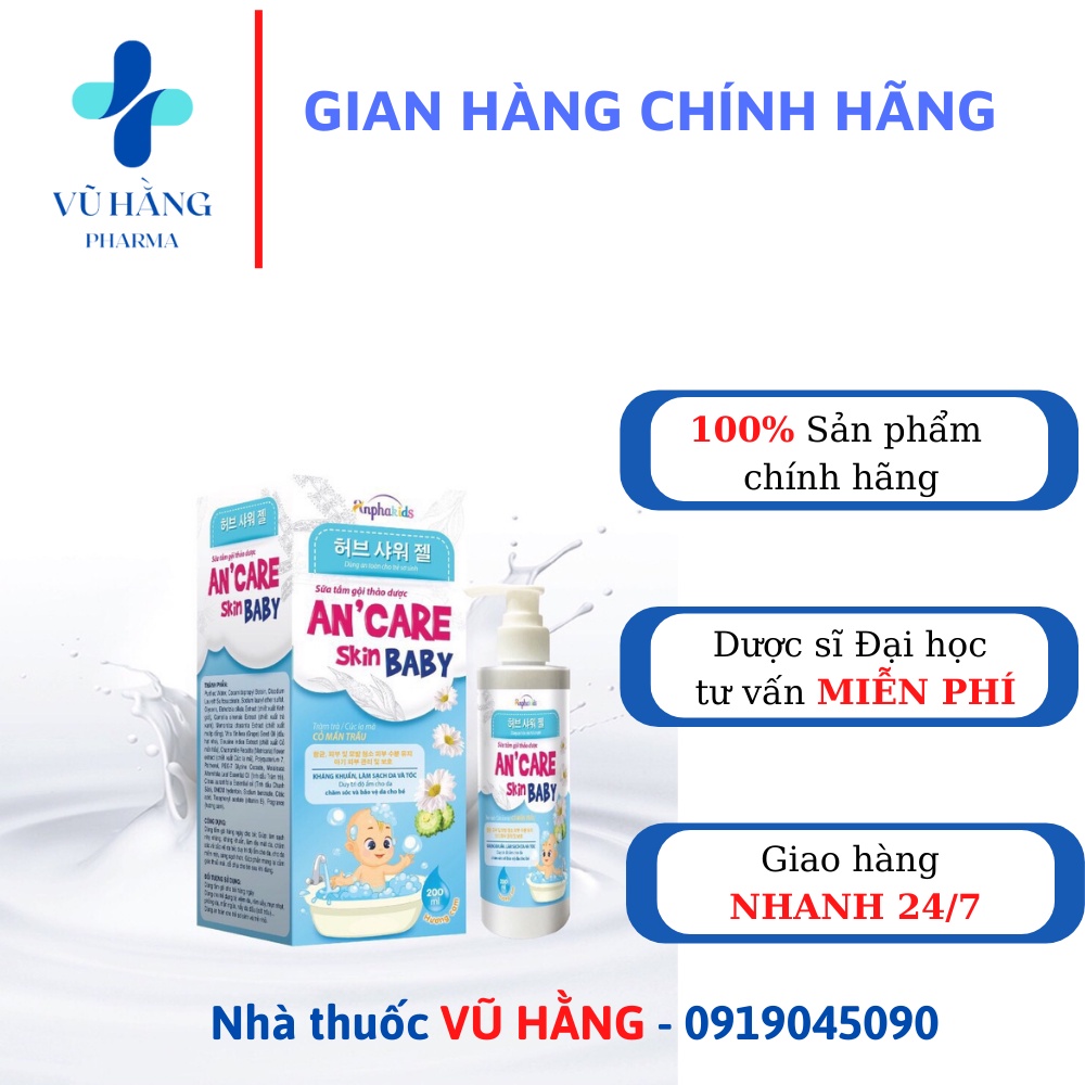 Ancare baby Shower Gel Helps Reduce Rash, Rashes Shopee Malaysia