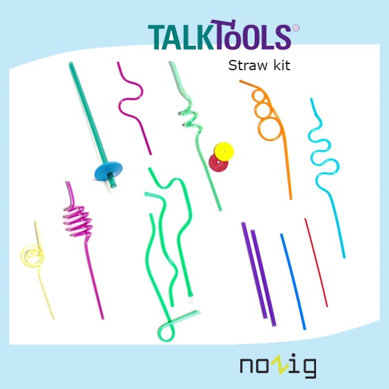 TalkTools Original Straw Kit For Oral Motor Therapy Speech Delay Autism