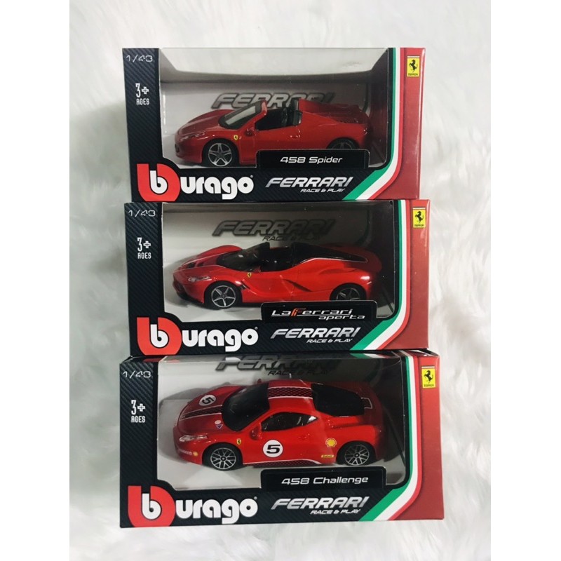 Bburago Ferrari Race Play 1 43 Shopee Malaysia