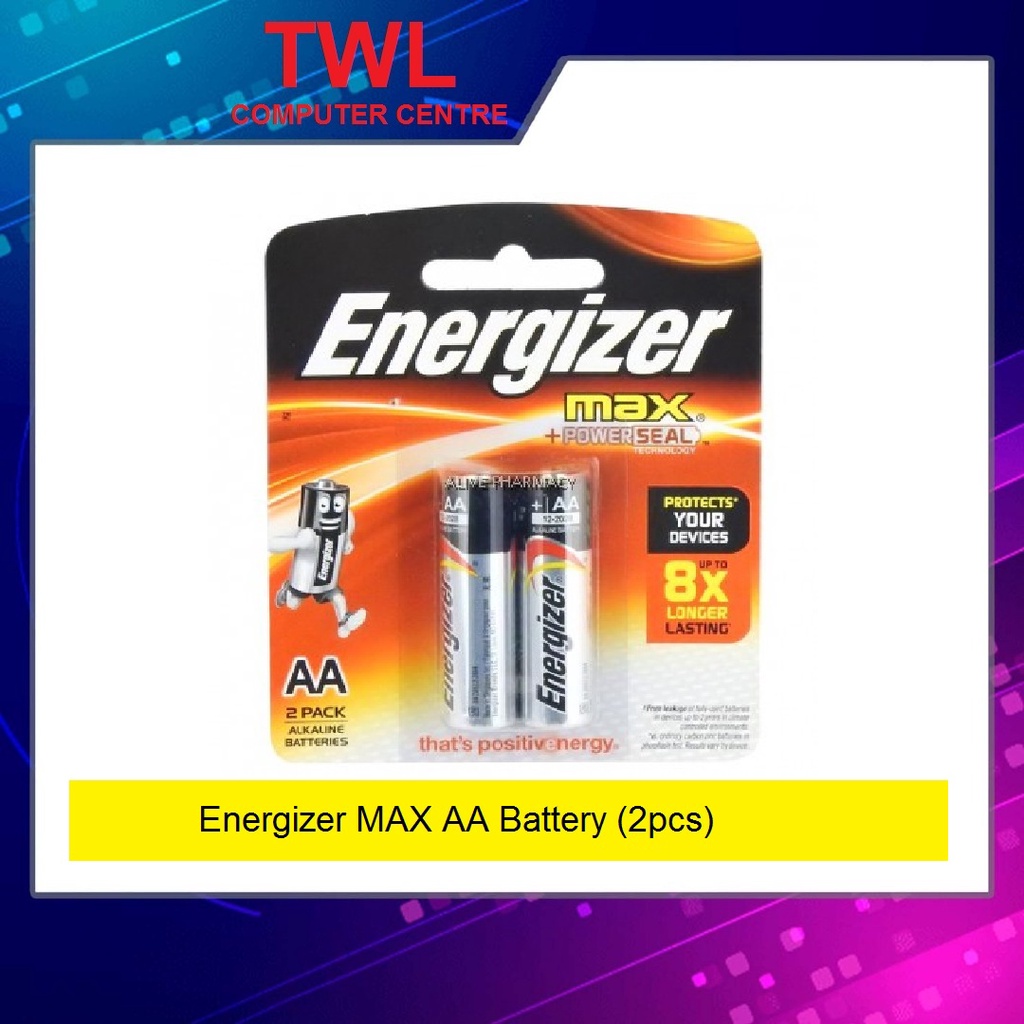 Energizer MAX AA Battery (2pcs) Shopee Malaysia